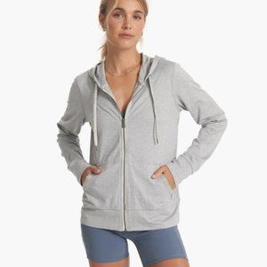 Vuori Halo Performance Hoodie Heather Gray